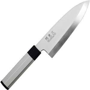 Sekikanetsugu Single Edged Japanese Deba Knife with Aluminum Handle 165mm - YOYO JAPAN