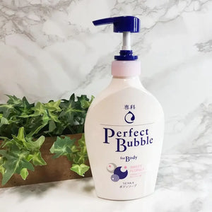 Senka Perfect Bubble For Body Sweet Floral Foaming Body Wash 500ml - YOYO JAPAN