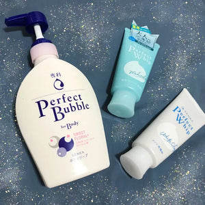 Senka Perfect Bubble For Body Sweet Floral Foaming Body Wash 500ml - YOYO JAPAN