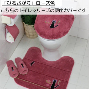 Senko Japan Kiki'S Delivery Service Hirusari U-Shaped Toilet Seat Cover Rose Antibacterial Odor Resistant 41858 - YOYO JAPAN