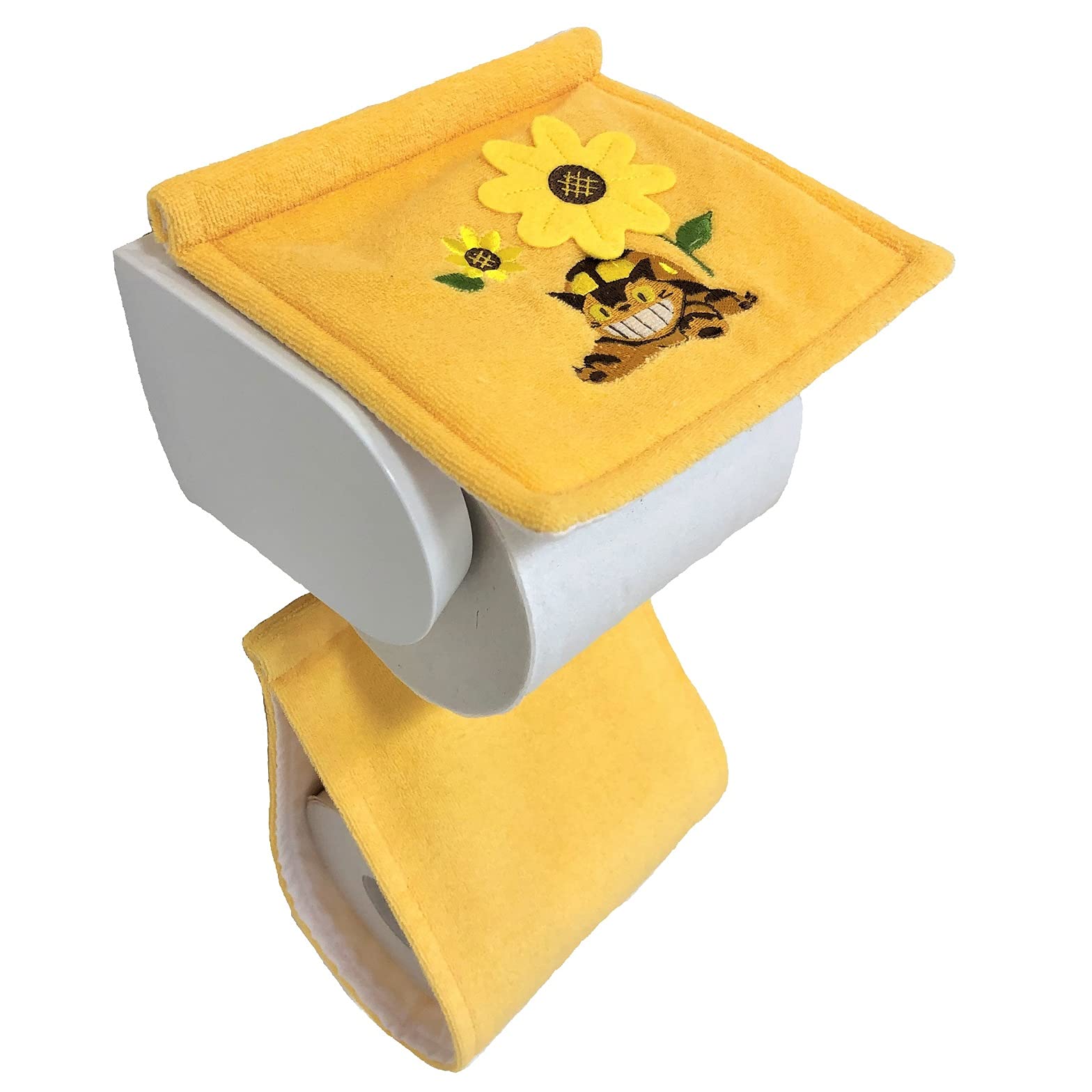 Senko My Neighbor Totoro Flower Bus Stop Paper Holder Cover Yellow Cat Ghibli Japan 66797 - YOYO JAPAN