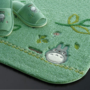 Senko Japan My Neighbor Totoro Forest Wind Toilet Mat 80X60Cm Green 11833 - YOYO JAPAN