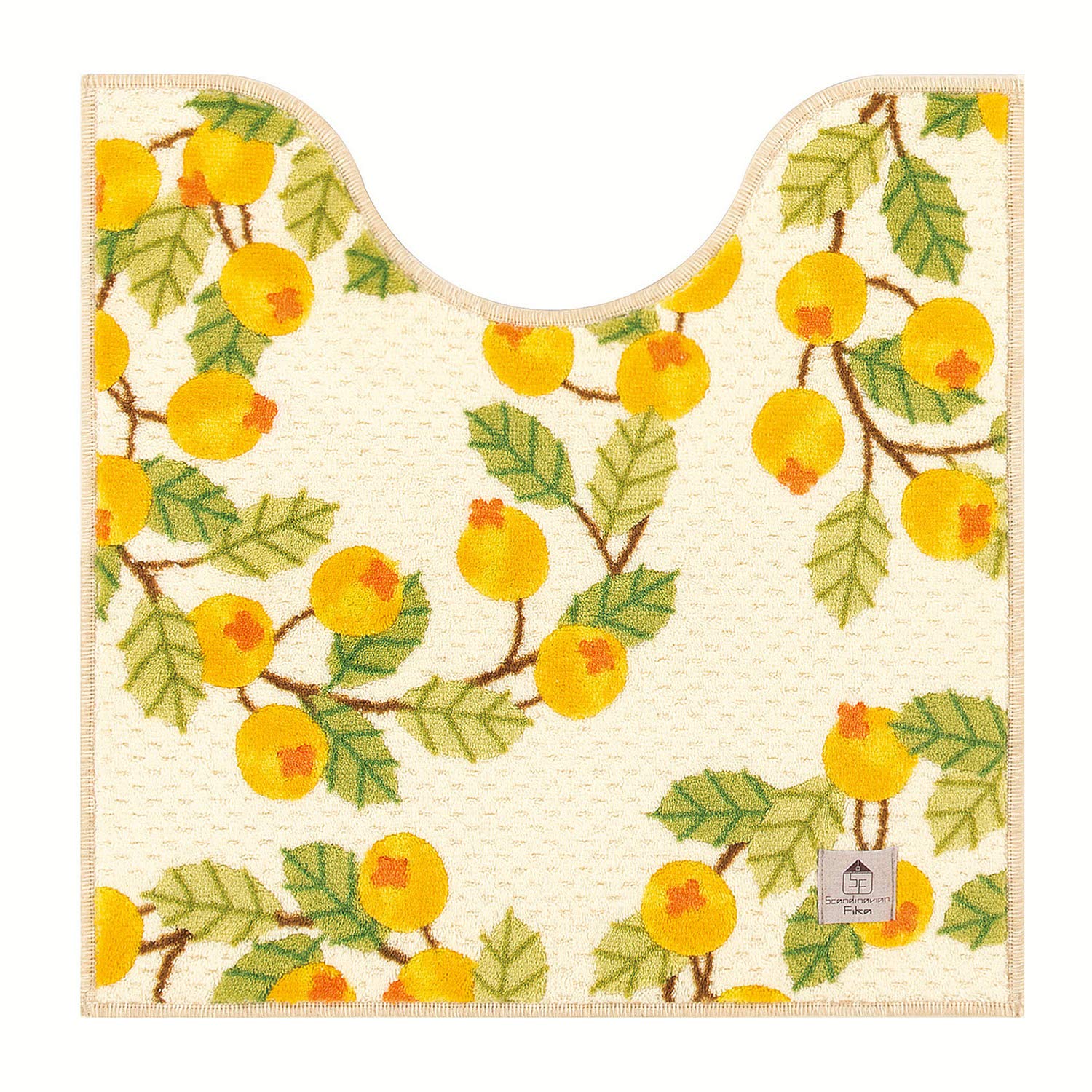 Senko Japan Toilet Mat Yellow 60X60Cm Made In Japan 35539 - YOYO JAPAN