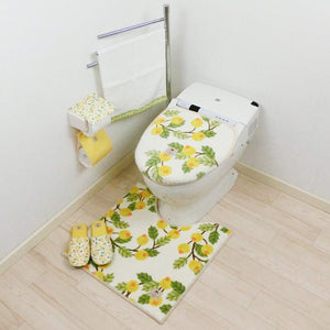 Senko Japan Toilet Mat Yellow 60X60Cm Made In Japan 35539 - YOYO JAPAN