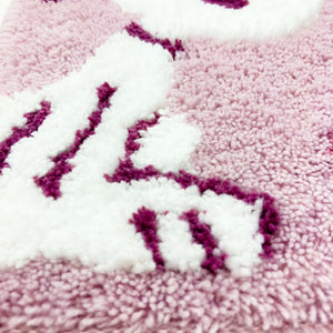 Senko Japan Snoopy Toilet Mat 80X60Cm Fluffy Pink Animal Character 65297 - YOYO JAPAN