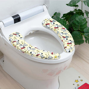 Senko Japan Toilet Seat Cushion With Snoopy Character - Energy Saving 63754 - YOYO JAPAN