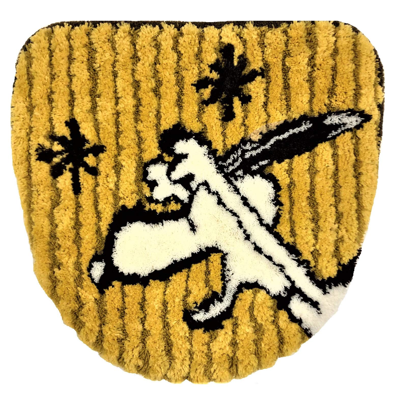 Senko Retro Snoopy Toilet Lid Cover Yellow 65909 - Japan Hot Water Cleaning & Heating - YOYO JAPAN