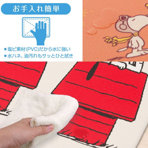 Senko Snoopy Wipeable Pvc Toilet Mat - Japan - Approx. - YOYO JAPAN