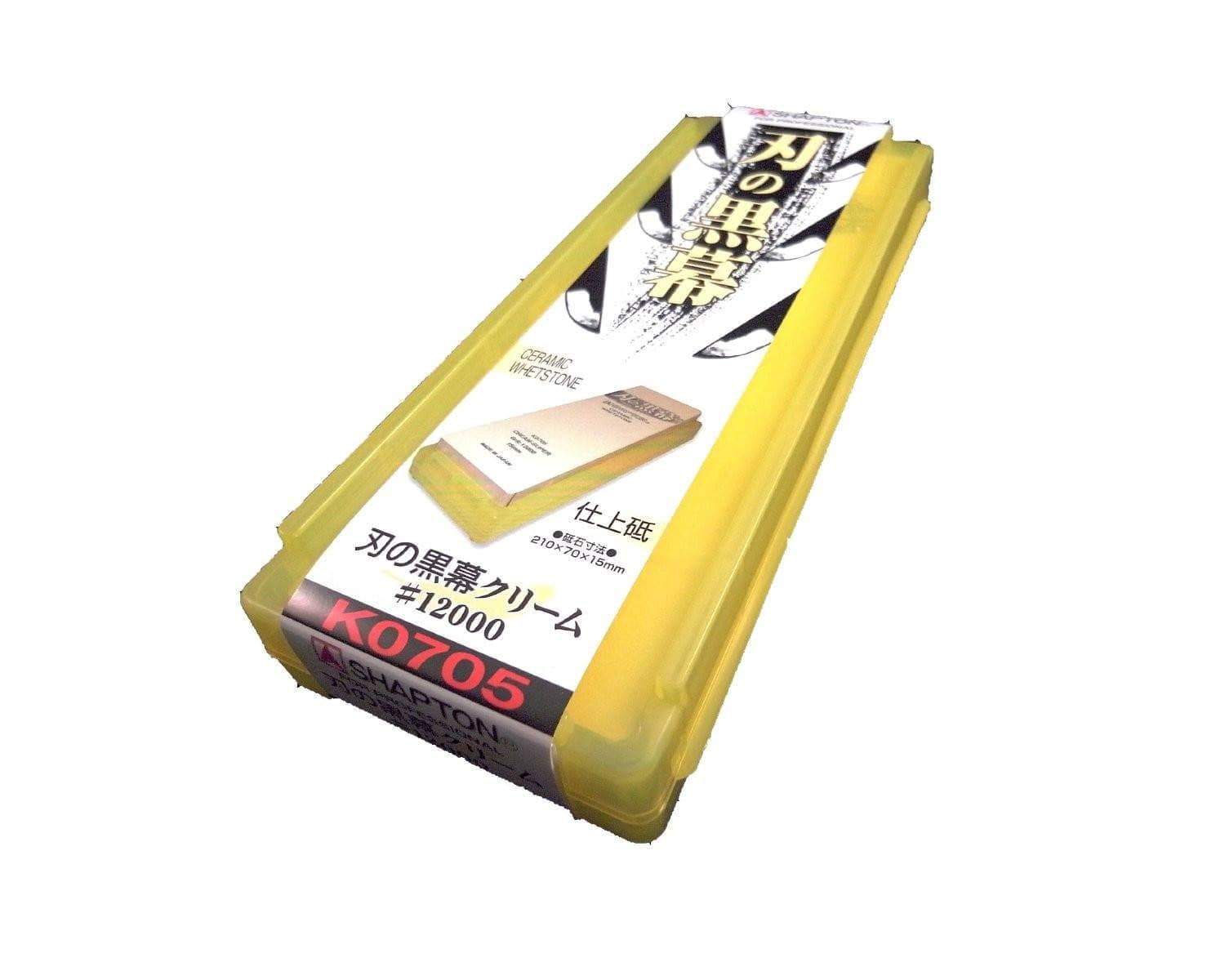 Shapton Japan Kuromaku Ceramic Whetstone 12000 Grit Cream/Yellow - YOYO JAPAN