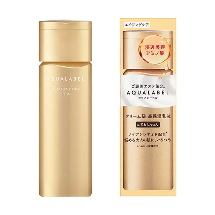 Shiseido Aqualabel Antiaging Oil In Treatment Milk Rich Moist 130ml - YOYO JAPAN