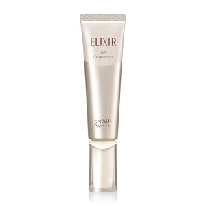 Shiseido Elixir Aging Care Serum Multifunctional Daily UV Protector SPF 50+ 35ml - YOYO JAPAN