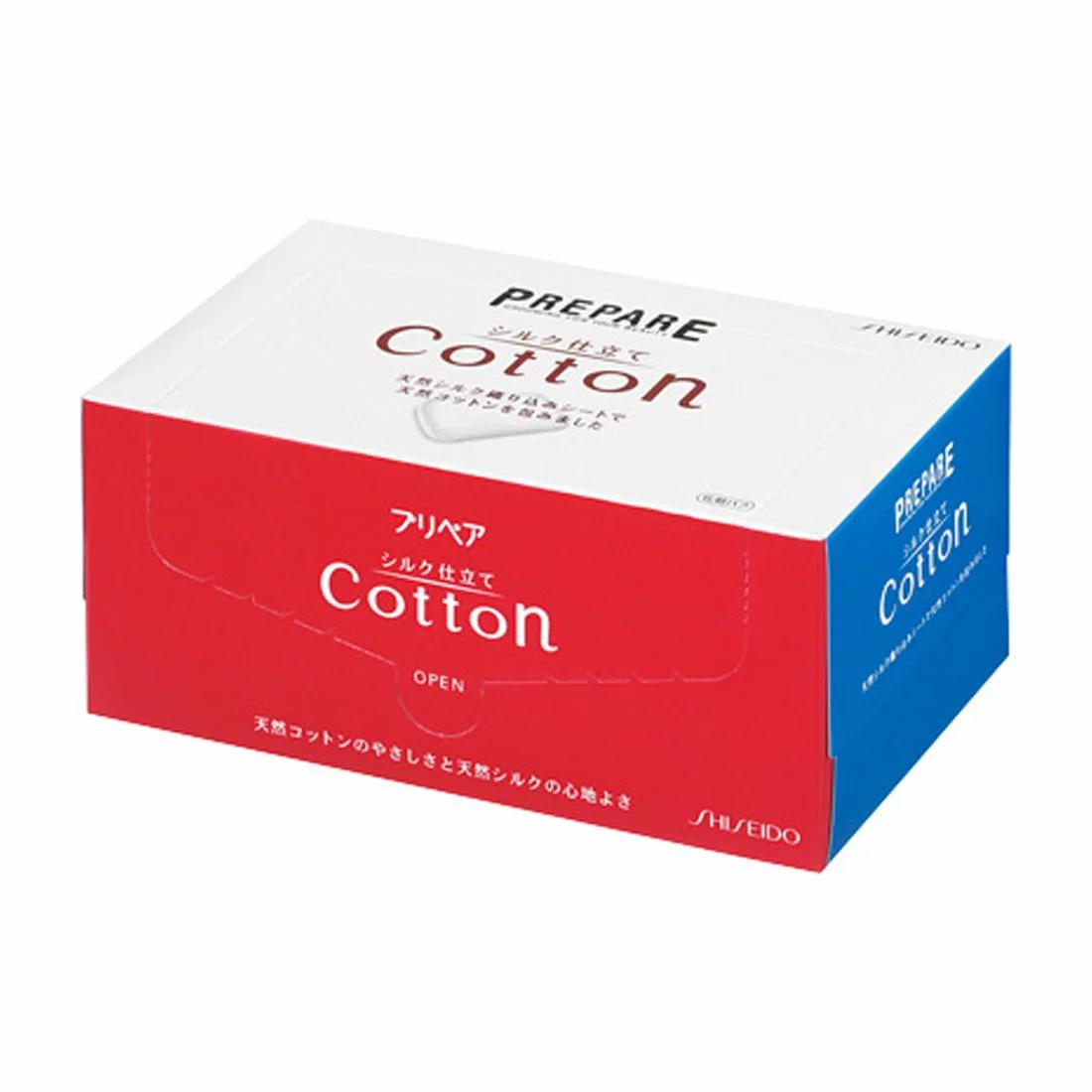 Shiseido Prepare Silk Cotton Pad 70 Sheets - YOYO JAPAN