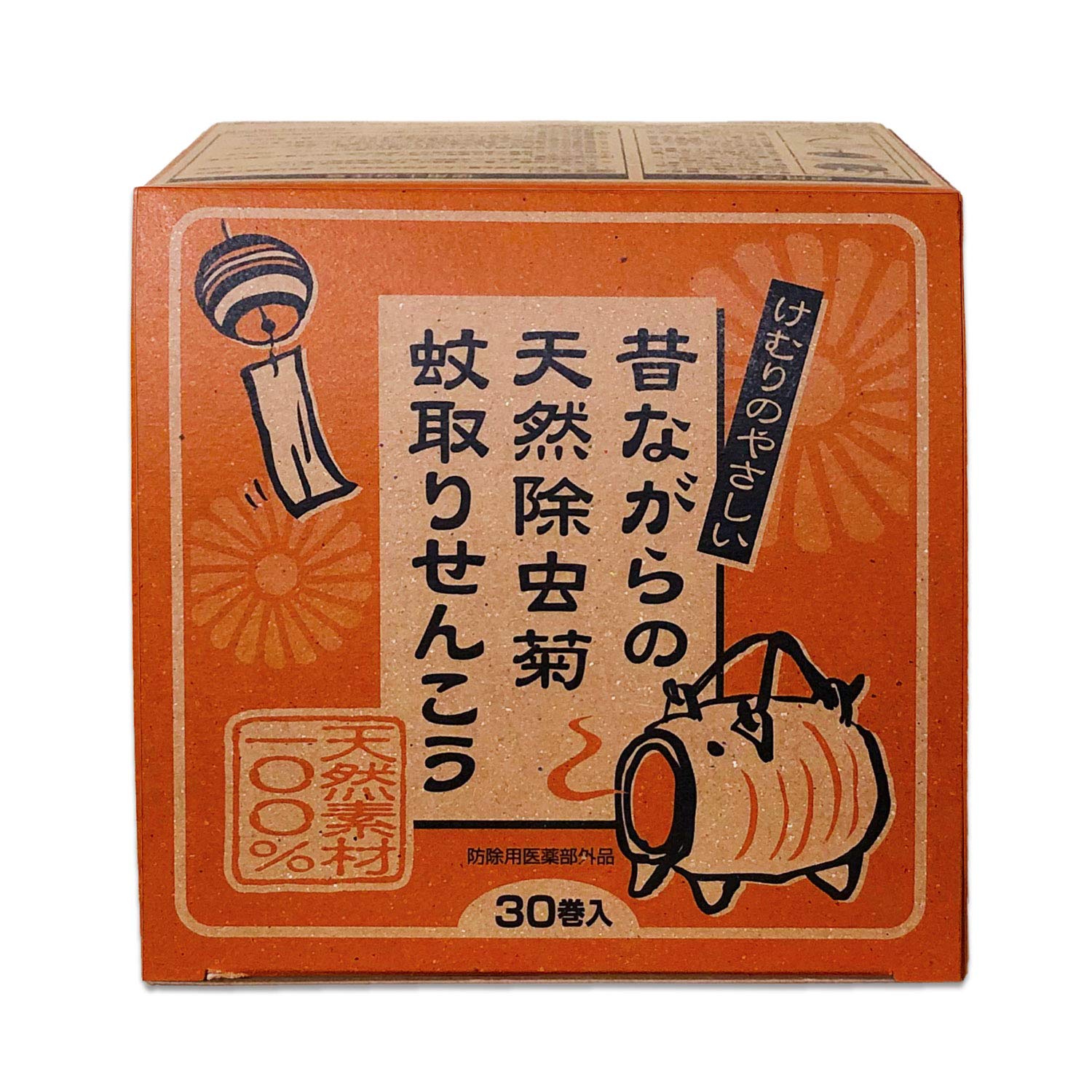 Lion Chemical Japan Natural Pyrethrum Mosquito Repellent Regular Type 30 Rolls - YOYO JAPAN