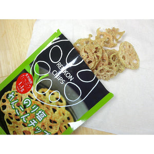 Sokan Nori Renkon Chips Japanese Seaweed Flavored Lotus Root Chips 18g (Pack of 6) - YOYO JAPAN