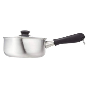 Nihon Yoshokki 3-Ply Stainless Steel Induction Saucepan 22Cm Made In Japan - YOYO JAPAN