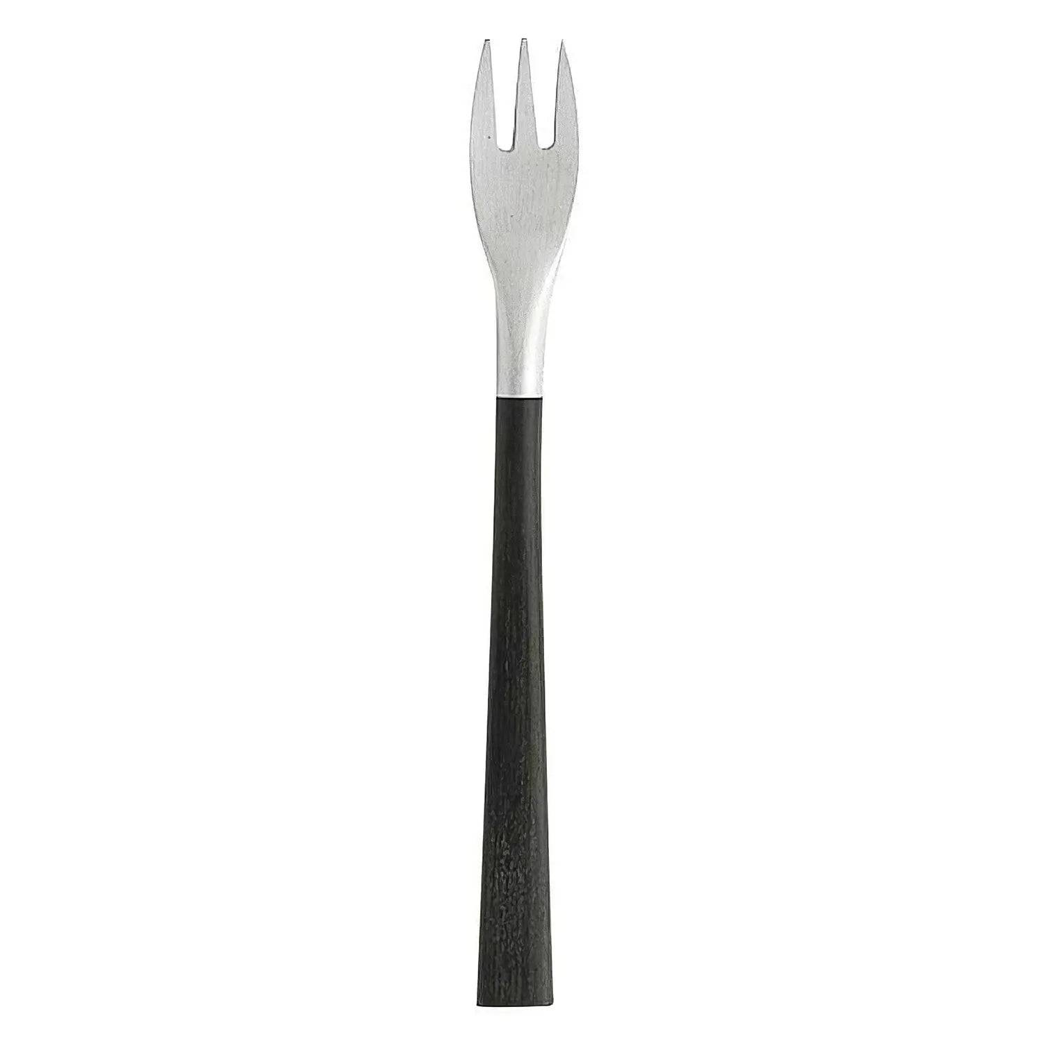 Nihon Yoshokki Japan Sori Yanagi Black Handle Pastry Fork 12.7Cm - YOYO JAPAN