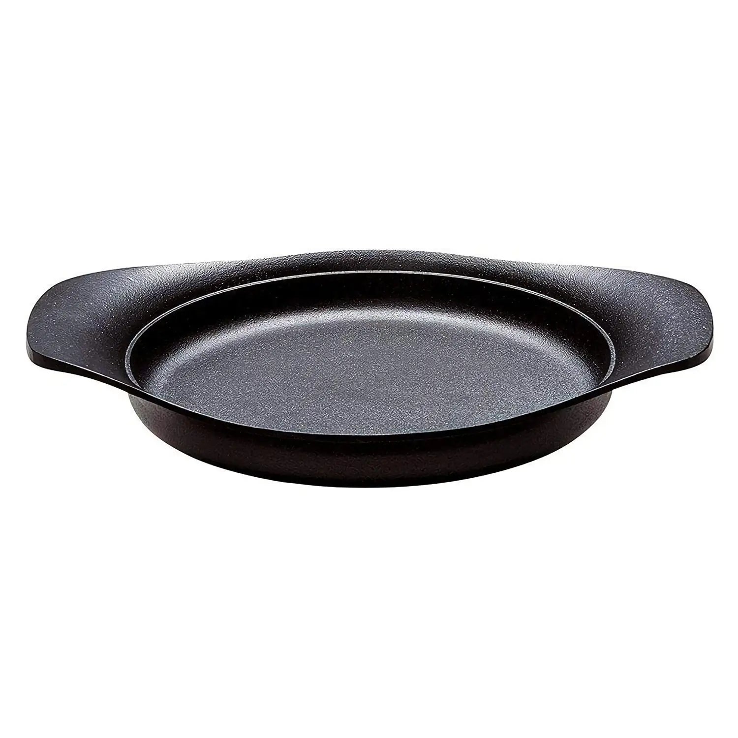 Nihon Yoshokki Cast Iron Induction Oil Pan Griddle 22Cm Japan W/ Steel Lid - YOYO JAPAN