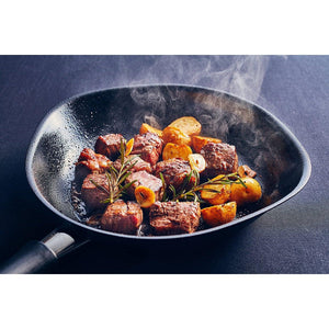 Sori Yanagi Iron Frying Pan with Lid 25cm - YOYO JAPAN