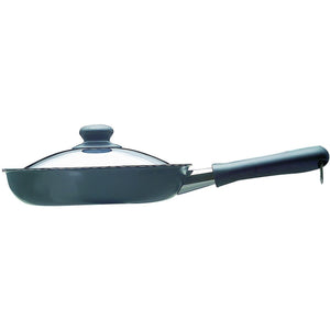 Sori Yanagi Iron Frying Pan with Lid 25cm - YOYO JAPAN