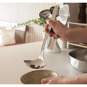 Sori Yanagi Stainless Steel Fork Ladle 288mm - YOYO JAPAN