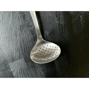 Sori Yanagi Stainless Steel Skimmer Spoon 298mm - YOYO JAPAN