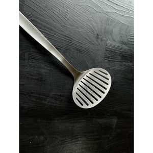 Sori Yanagi Slotted Turner Stainless Steel Grill Spatula 300mm - YOYO JAPAN