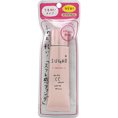 Sugao Japan Air Fit Cc Cream Moisture Natural Spf23 Pa+++ 25G - YOYO JAPAN