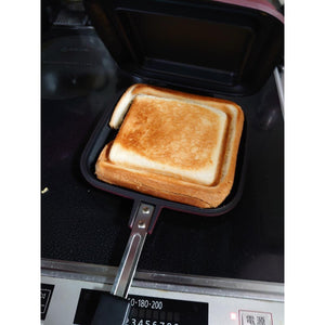 Sugiyama Metal Hot Sandwich Maker Smile Cooker DX Wine Color KS-2881 - YOYO JAPAN