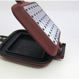 Sugiyama Metal Hot Sandwich Maker Smile Cooker DX Wine Color KS-2881 - YOYO JAPAN