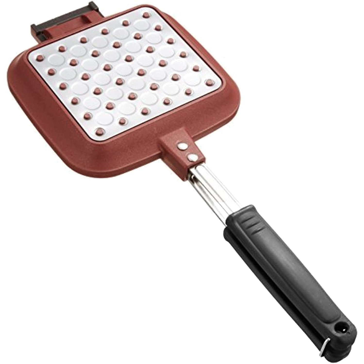 Sugiyama Metal Hot Sandwich Maker Smile Cooker DX Wine Color KS-2881 - YOYO JAPAN