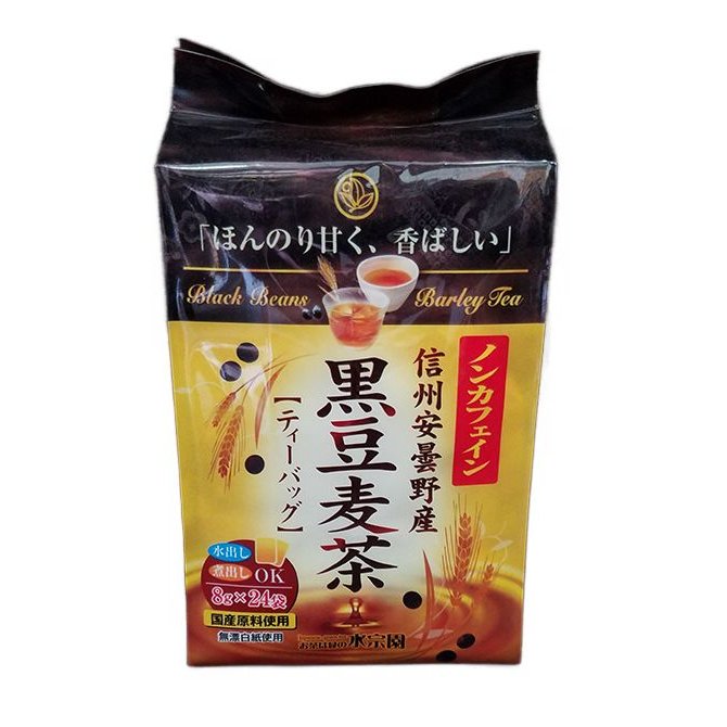 Suisouen Mugicha Barley & Kuromame Black Soybean Blend 24 Tea Bags - YOYO JAPAN