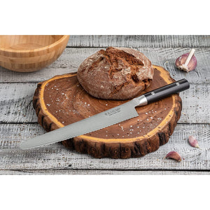 Sumikama Kasumi Damascus Steel Bread Knife 250mm 86025 - YOYO JAPAN