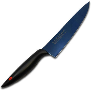 Sumikama Kasumi Titanium Kitchen Knife Blue 200mm - YOYO JAPAN