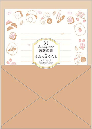 San-X Sumikko Gurashi Nostalgic Print Rilakkuma Letter Set Japan Lh72606 - YOYO JAPAN