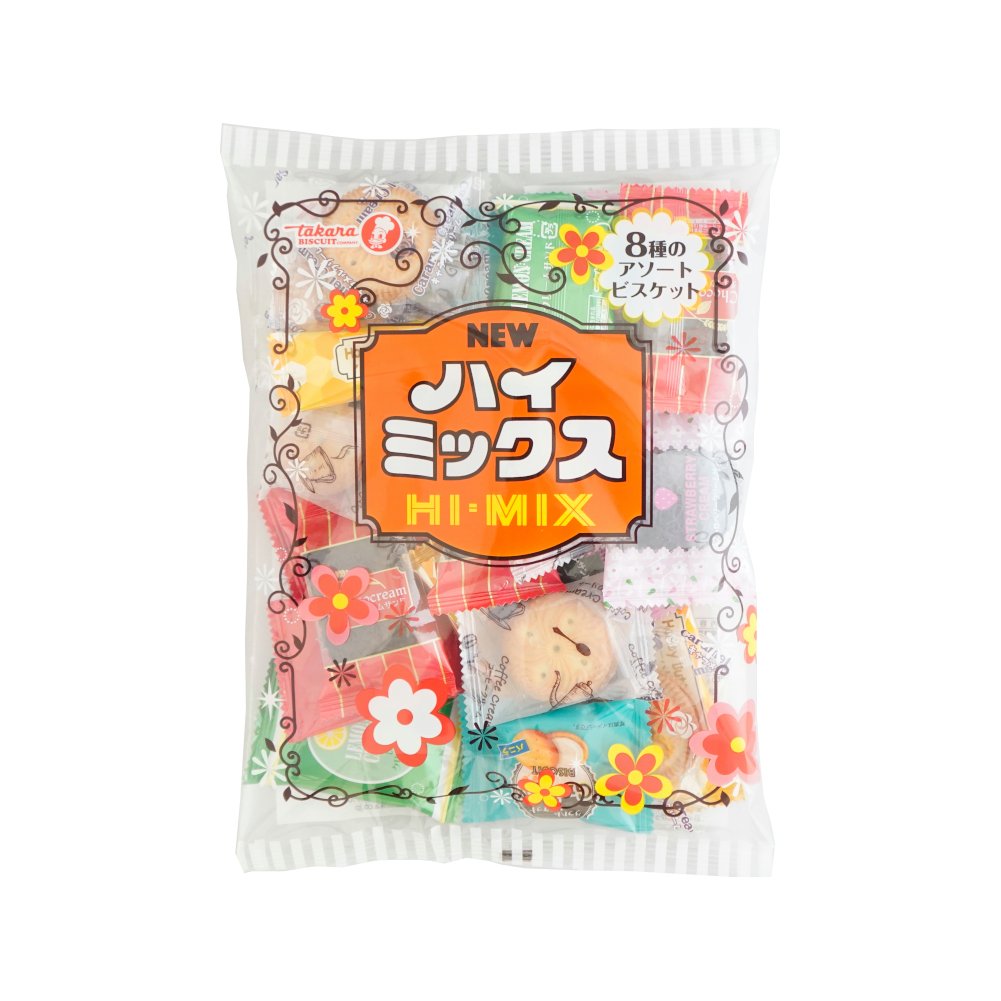 Takara Seika New Hi-Mix Sharing Size Assorted Biscuits 8 Variations 277g - YOYO JAPAN