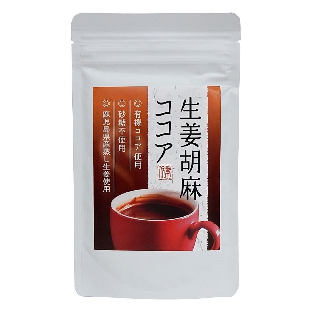 Takusei Organic Cocoa And Ginger Sugar-Free Hot Chocolate Mix 75g - YOYO JAPAN