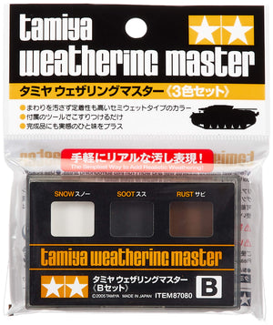 Tamiya Japan 87080 Makeup Material Series No.80 Weathering Master B (Snow) - YOYO JAPAN