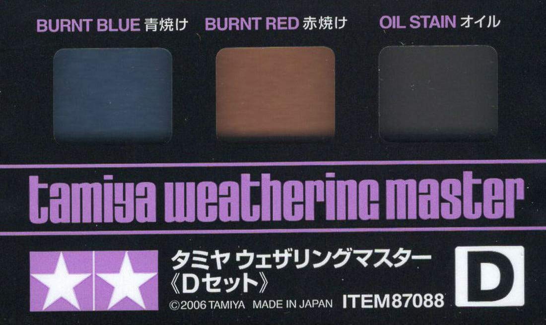Tamiya 87088 Makeup Material Series Blue Burn Weathering Master D From Japan - YOYO JAPAN