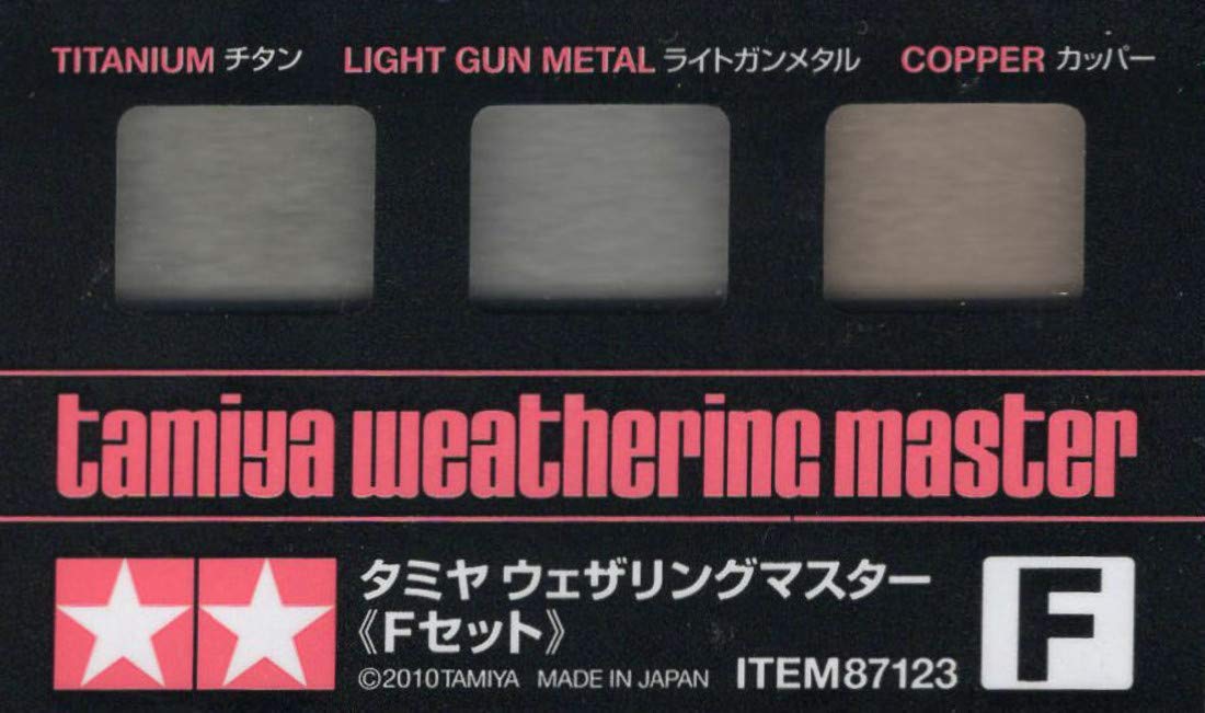 Tamiya Japan Weathering Master F Set No.123 Metal Color - Mekup Material Series - YOYO JAPAN