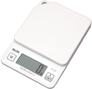 Tanita Kd-187 Wh Digital Kitchen Scale 1Kg 1G White Japan - YOYO JAPAN
