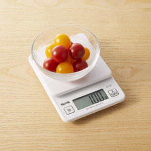 Tanita Kd-187 Wh Digital Kitchen Scale 1Kg 1G White Japan - YOYO JAPAN