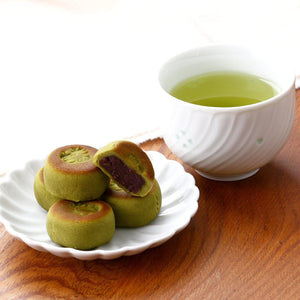 Tanuki Manju Japanese Traditional Bite-Sized Matcha Cake (Pack of 3) - YOYO JAPAN