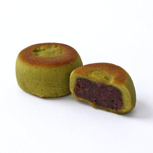Tanuki Manju Japanese Traditional Bite-Sized Matcha Cake (Pack of 3) - YOYO JAPAN