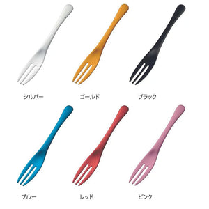 Todai Colored Aluminum Dessert Fork (Lightweight Cake Fork) - YOYO JAPAN