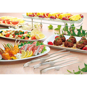 Todai Stainless Steel Yakiniku BBQ Clever Tongs 240mm - YOYO JAPAN