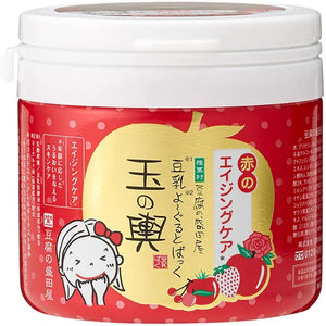 Tofu No Moritaya Soy Milk Yogurt Red Aging Care Facial Cream Mask 150g - Japanese Face Mask - YOYO JAPAN