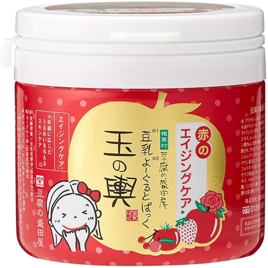 Tofu No Moritaya Soy Milk Yogurt Red Aging Care Facial Cream Mask 150g - Japanese Face Mask - YOYO JAPAN
