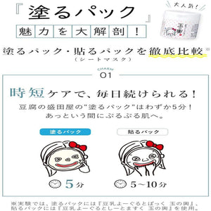 Tofu No Moritaya Soy Milk Yogurt Red Aging Care Facial Cream Mask 150g - Japanese Face Mask - YOYO JAPAN