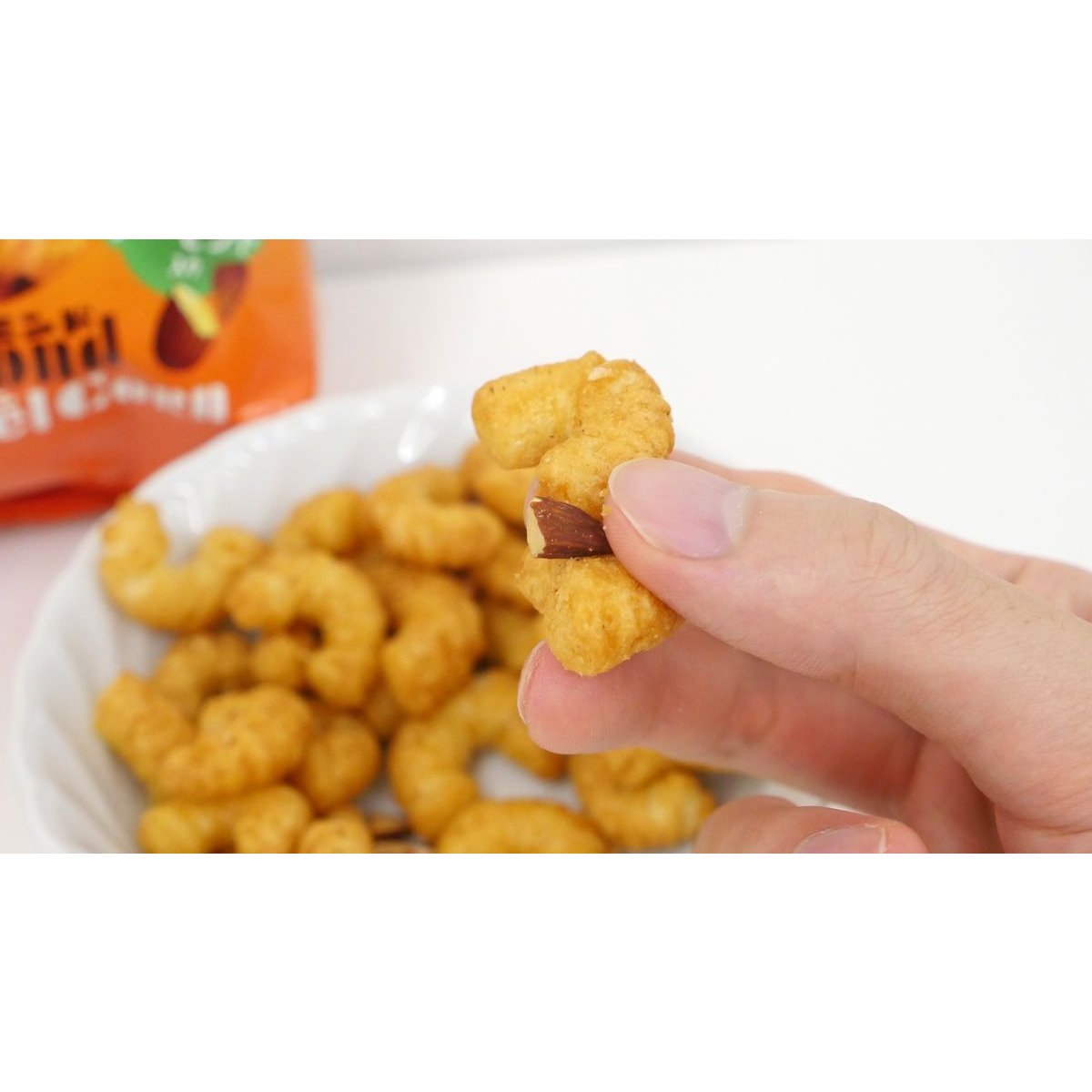 Tohato Almond Caramel Corn Puffs Snack 65g (Box of 12 Bags) - YOYO JAPAN