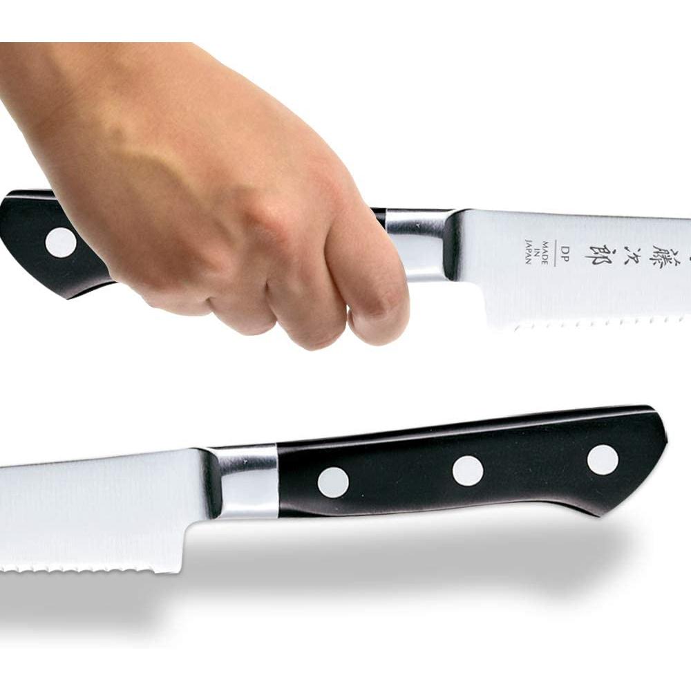 Tojiro DP Cobalt VG10 Bread Knife 3 Layered with Bolster 215mm F-828 - YOYO JAPAN